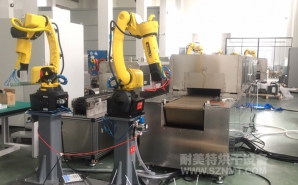 NMT-ZN-631疫苗玻璃瓶特殊涂层工艺,预热+固化自动化对接隧道炉烘烤线(苏州?？松?